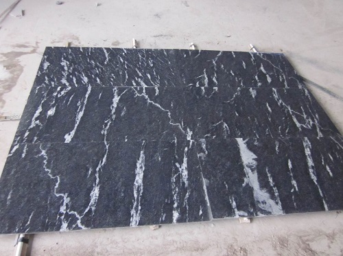 Snowflake Black Granite Tiles